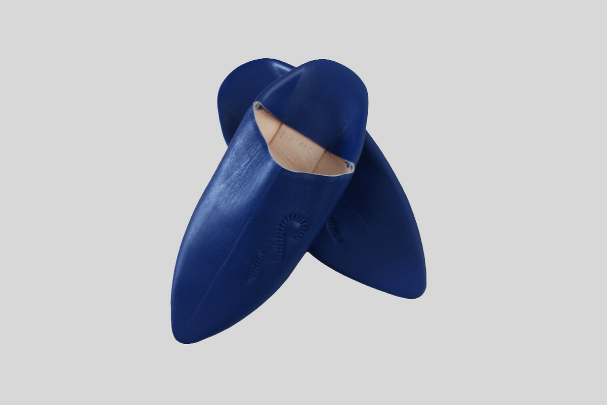 Gecertificeerde Royal Blauw Babouches